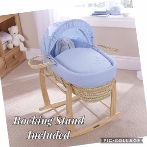 clair de lune rocking moses basket