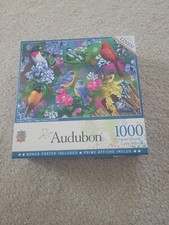 Master Pieces Songbird Collage Audubon 1000 Piece Jigsaw Puzzle