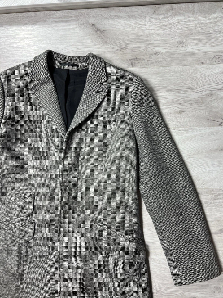 Reiss Sundown Single Breasted Wool Coat Gray Men’s Size S - Image 3 of 4