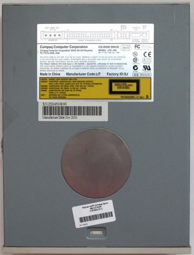 Cd-rom drive, ltn-485, repl.w/compaq spare 187263-001 - Picture 3 of 3