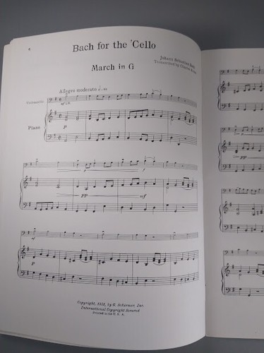 Cello Recital Music Bach Mendelssohn Classical Solo - 4 Titles (See List) - Picture 6 of 6