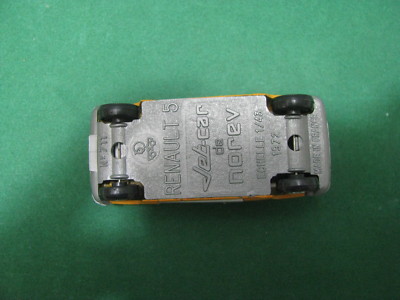 Modèle Réduit Renault R5 1972 Blanc Ivoire – 1/43 Norev Jet-Car, Occasion Collector