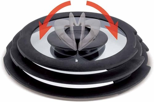 Tefal Lid 11.0 inches 28 cm Butterfly Glass Lid Ingenio Neo L99367 T-fal japan - Picture 2 of 3