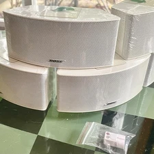 1x Bose New Sealed Jewel Horizontal Center Channel Speaker White Lifestyle.