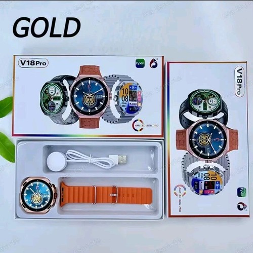 Smartwatch V18Pro Bluetooth, Display HD 1.53", Salute 24h, IP68, Multisport LCD - Photo 9 sur 12