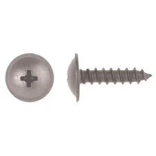 Sheet Metal Screw, M4.80 x 20 mm, Black Phosphate Steel Truss Head Phillips