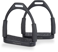 Estribo de seguridad Equinate Oregon 10 cm estribo negro mate artículo de segunda mano