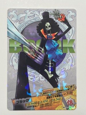 2011 BANDAI AR Carddass ONE PIECE LUFFY CREW BROOK NO 01 18