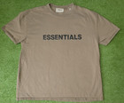 Fear of God Essentials Men's Short Sleeve Shirt Brown Size Small