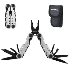 Valuemax 13-in-1 Pocket Knife Screwdriver Multi-Tool Stainless Steel