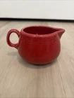Fiesta Scarlet Red CREAMER ONLY for Fiestaware Cream and Sugar Set EUC