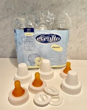 SET OF 3 EVENFLO CLASSIC GLASS 8 oz BABY BOTTLES