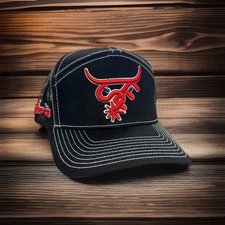 SPIN EM MEN'S HAT -Liberty Bull