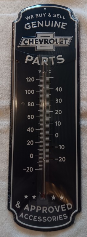 Collectible Chevrolet Metal Thermometer