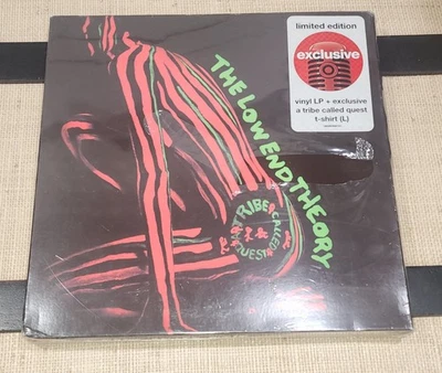 A Tribe Called Quest Low End Theory Vinyl 2 LP Vinyl LARGE SHIRT NEW/SEALED