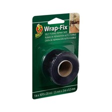 Duck 442055 Black Wrap-Fix Self Fusing Silicone Rubber Tape 1 in. x 10 ft.