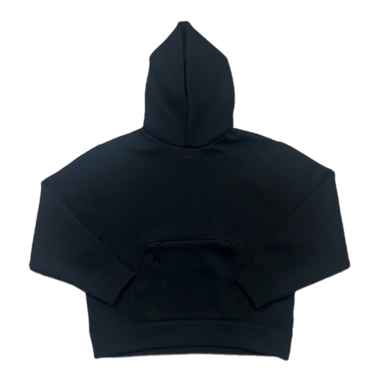 Nike Tech Fleece Oversized Heavyweight Center Logo Hoodie HM9789-010 Black