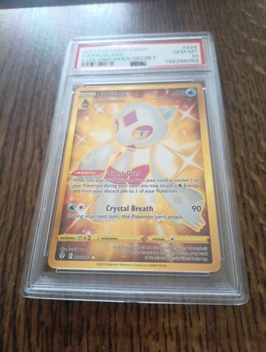Pokémon TCG Froslass Evolving Skies 226/203 Holo Secret Rare PSA 10
