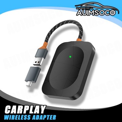 For Ram 3500 2018-2024 Wireless CarPlay AI box Android Auto Adapter Plug N Play
