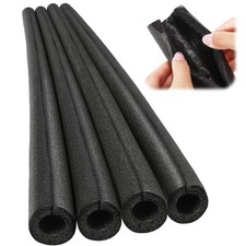 Amylove 36-Pack 3.3ft Foam Pipe Insulation Water Pipe Pool Noodle 1/2" Dia Black