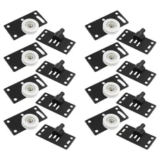  8 Pairs Sliding Wardrobe Door Wheel Furniture Nylon Pulley Roller