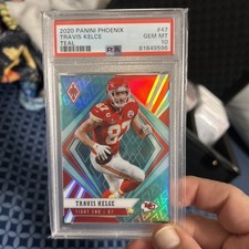 2020 Panini Phoenix - Travis Kelce #47 Teal /175