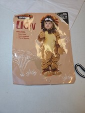 Baby Lion Costume 6  12 Months Spooktacular Creations Hood Jumpsuit Booties Hallo