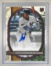 Jazz Chisholm Jr 2025 Topps Museum Collection Pink Sapphire Archival Auto /99
