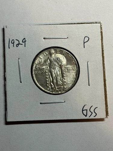 1929 P 25c Standing Liberty Quarter UNC Nice Luster