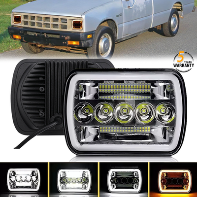 #ad #ad 5x7quot; 7x6quot; LED Headlight High Low Beam DRL DOT For Isuzu Pickup 1984 1995 Clear $18.69