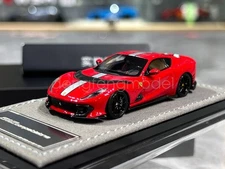 HH 1:64 Red 812 Competizione Racing Sports Model Diecast Resin Car