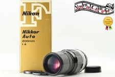 [ MINT in Box ] Nikon NIKKOR-Q. C Auto 200mm F4 Telephoto MF Lens From JAPAN