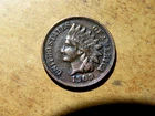 Nice 1909 EXTRA FINE (XF) Last Year of Issue Indian Head Penny  #1 C10