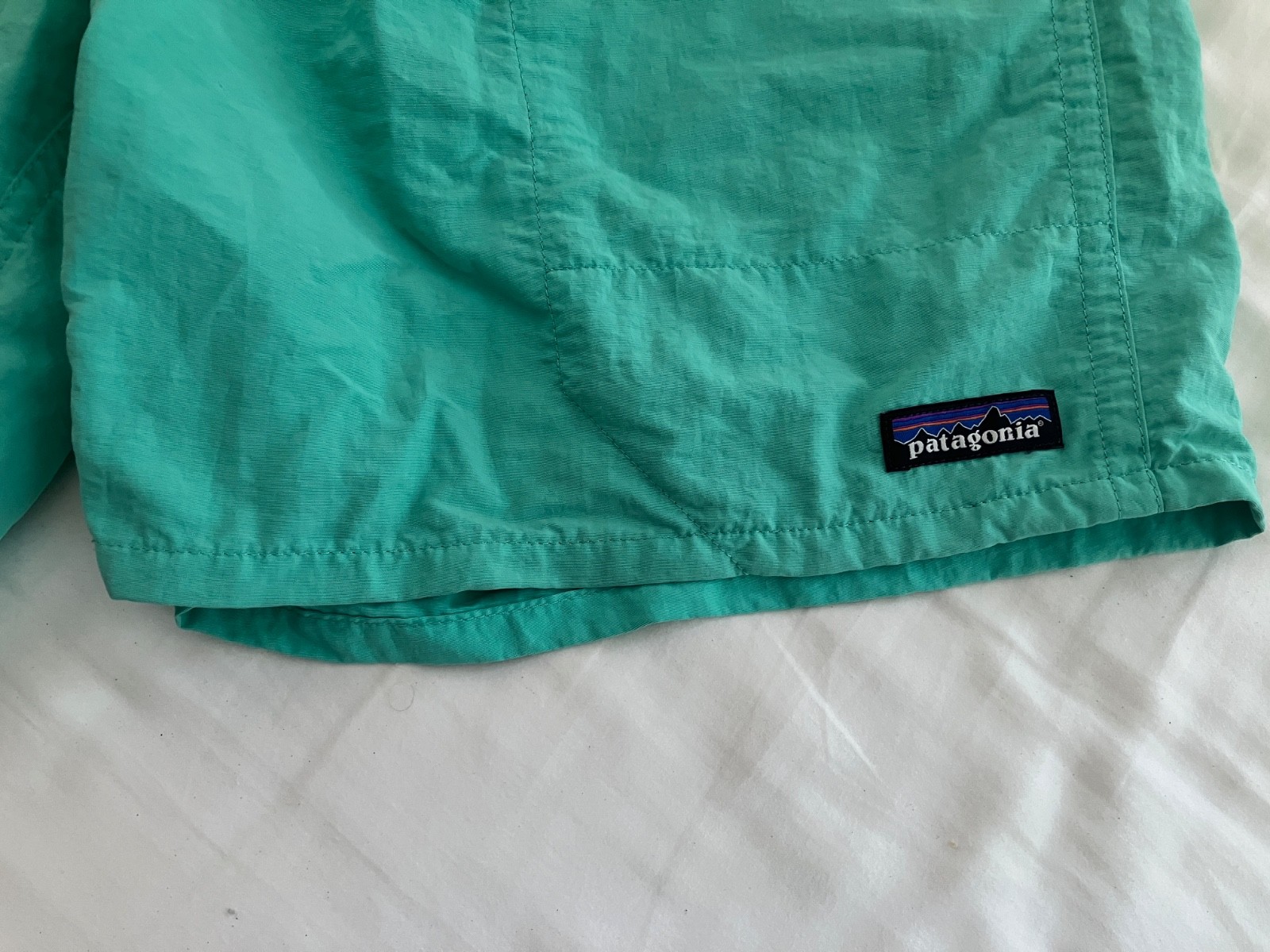 Patagonia Men's Baggies Medium 6” Mint Green Swim Trunks Shorts image 8