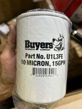 U1L3FE Buyers HFA11025 Filter assembly 10 Micron 25 PSI BYP U1L3FE 15GPM
