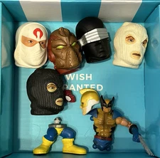 Snake Eyes 1996 Storm Shadow Red Ninja GI Joe sty Action Figure Heads Lot of 5 +