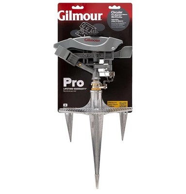 Gilmour Pro Heavy Duty Circular Water Sprinkler with Spike Base, Rotating