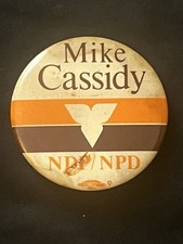 Ontario New Democratic Party Leader Mike Cassidy Button