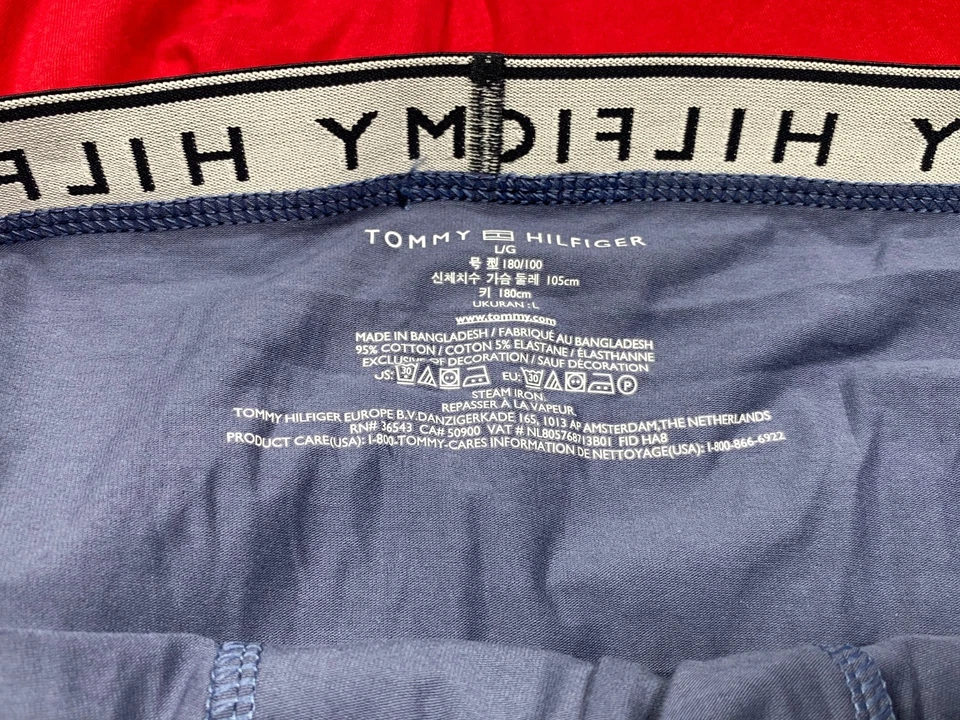 Tommy Hilfiger Stretch Cotton Boxer Briefs - 2 Boxer Briefs - Size Large - Image 2 of 2