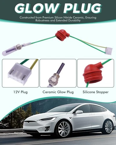 12V Diesel Heater Glow Plug Repair Kit, 9Pcs 2KW 5KW 8KW Chinese Diesel Parki... image 3