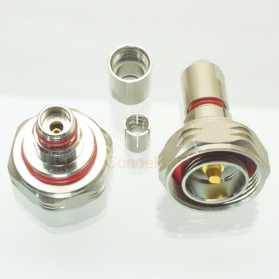 1pce 7/16 DIN male plug clamp for 1/4'' corrugated cable RF connector