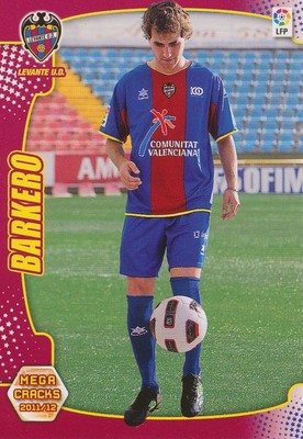 140 BARKERO SANTÉES # LEVANTE UD CARD PANINI MEGA CRACKS LIGA 2012