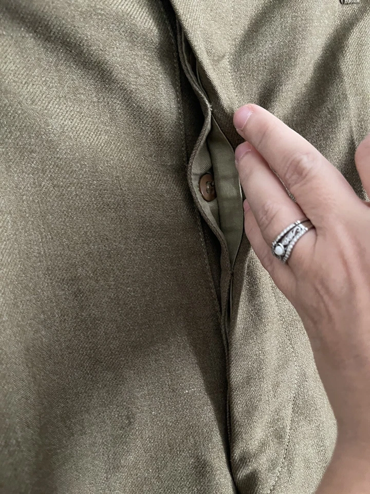 Pantalón Hércules Vintage Años 40 Tela Marrón Hombre’s 36x35 EE. UU. Foto 4 de 4