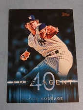 Goose Gossage - 2015 TOPPS FREE AGENT INSERT CARD #F40-5 NEW YORK YANKEES (i25)
