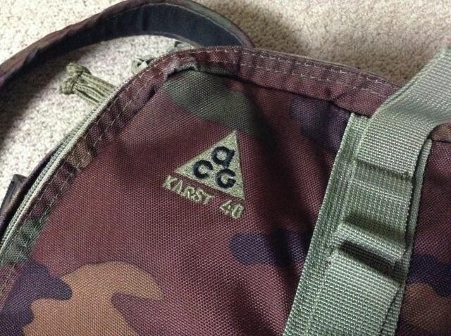 ナイキ ACG CAMPUS KARST バックパック カモフラ 迷彩 00s Nike
