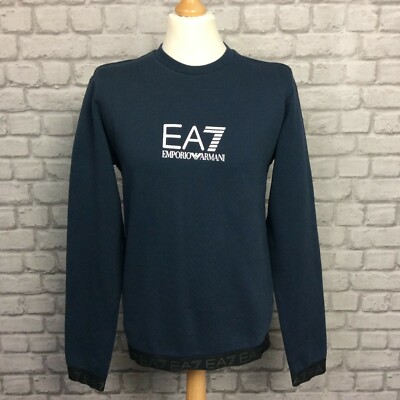 emporio armani ea7 tape crew sweatshirt