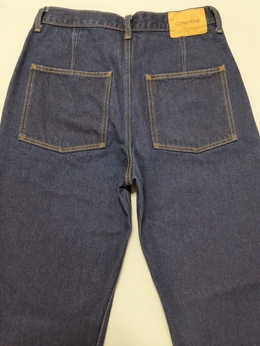 Calvin Klein Deck Jean Selvage Button Fly High Waist Dark Wash Pants 31x32 EUC - Picture 17 of 24
