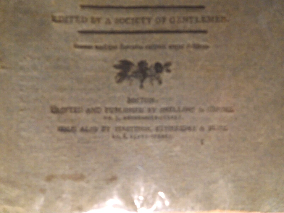 Antique 1808 Monthly Anthology Boston Review Society of Gentlemen Magazine Foto 4 de 4