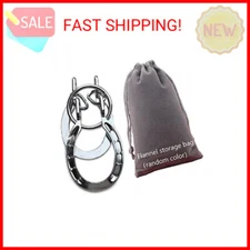 SHUYUE Classical Metal Horseshoe Puzzle Traditional Brain Teaser Puzzles Jigsaw 