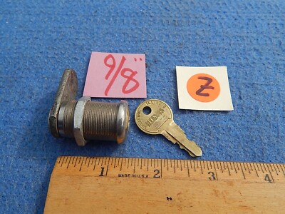 1950s Arcade Game Lock & Key ~ 9/8 inch - Illinois key G 272 | eBay